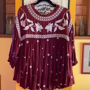 Free People Edie Cotton Swing Tunic
